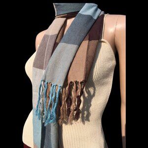 Y's For Men Yohji Yamamoto Unisex Cotton Colorful Tassel Fringe Scarf Shawl